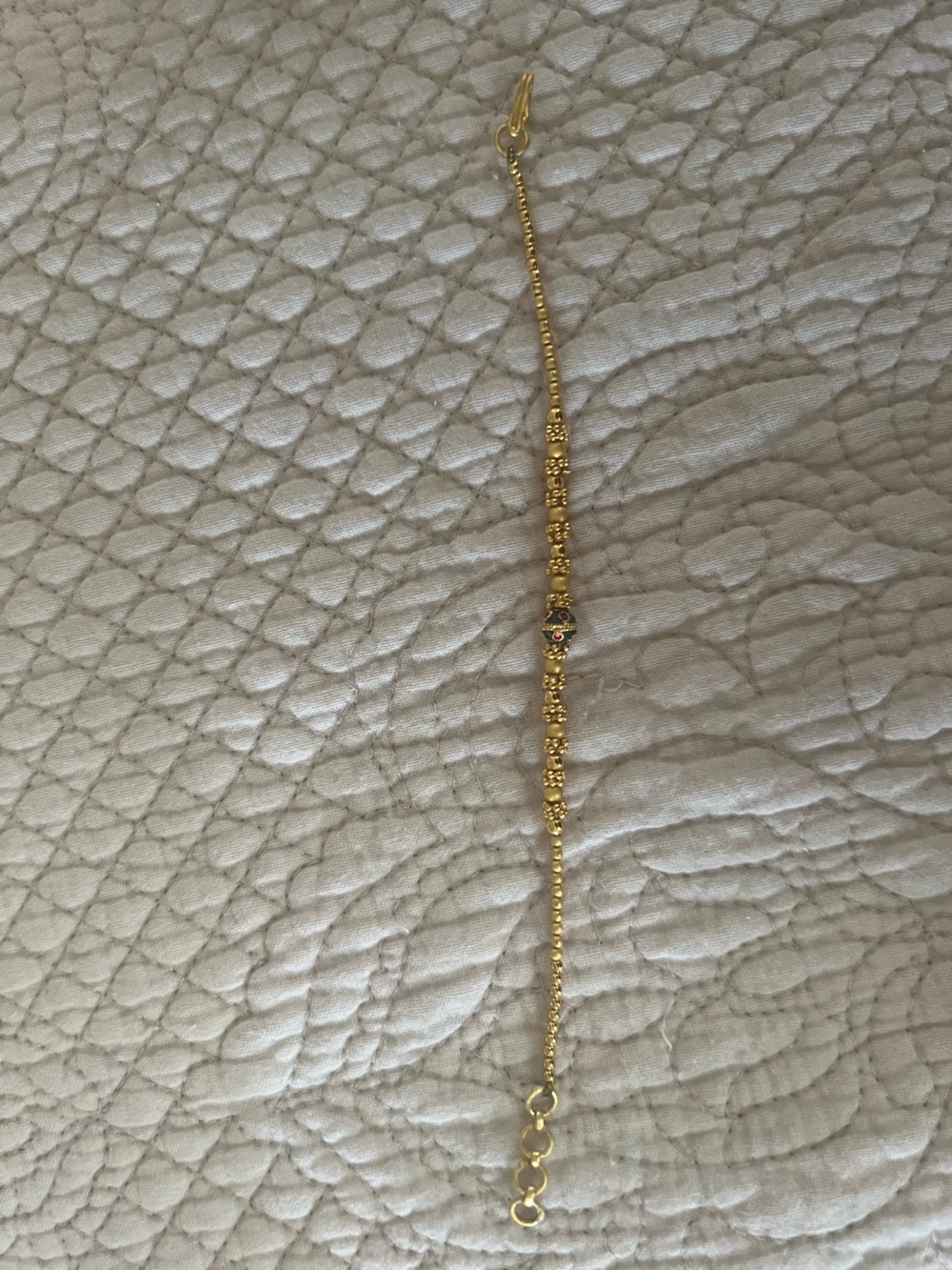 Gold Bead Indian Bracelet - Women’s